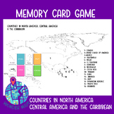 Memory card game: North America, Central America & The Caribbean
