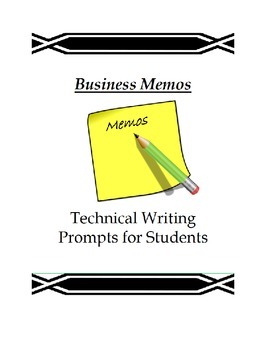 Preview of Memos: Technical Writing Prompts for Students
