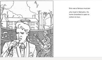 Preview of Memphis coloring booklet