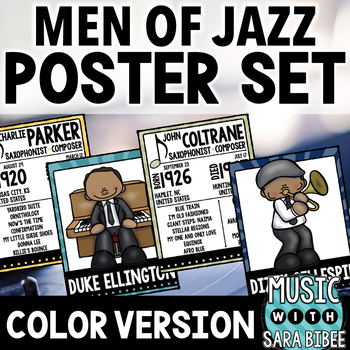 Preview of Men of Jazz - Posters and Handouts {Color Version}