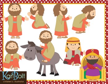 Preview of Men of the Bible Clip Art