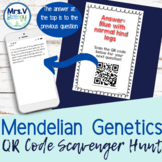 Mendelian Genetics QR Code Scavenger Hunt-Monohybrid and D