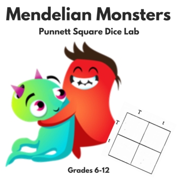Mendelian Monsters: Punnett Square Dice Lab by ScienceWithMsZ | TPT