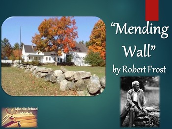 Preview of Mending Wall by Robert Frost 5-Day Lesson/Unit Plan (Common Core Aligned)
