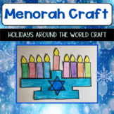 Menorah Craft | Holidays Around the World Craft