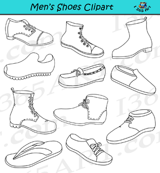 gents shoes clipart