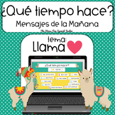 Mensajes de la Manana / El Tiempo / Que Tiempo Hace /  LLA