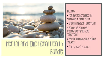 Preview of Mental/Emotional Health Unit Bundle