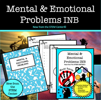Preview of Mental & Emotional Problems Interactive Notebook