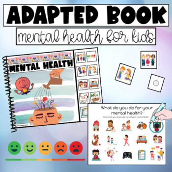 Preview of Mental Health Activity for Kids - Adapted Books for Special Education