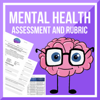 Preview of Mental Health Assessment and Rubric