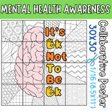 Mental Health Awareness Activities Collaborative Poster Ar