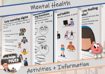 Preview of Mental Health Awareness | Activities + Information