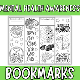 Mental Health Awareness Bookmarks to Color | Mental Health