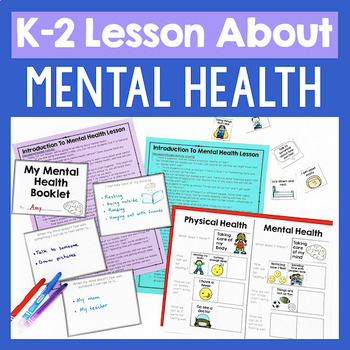Preview of Mental Health Awareness Lesson With Discussion Questions & Activities