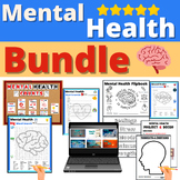 Mental Health Activities Bundle SEL Wellness Resources Dec
