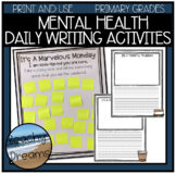 Mental Health Awareness Posters With Daily Writing Prompts