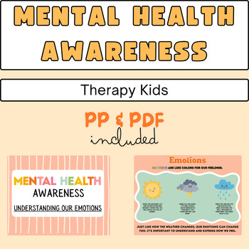 Preview of Mental Health Awareness-Understanding Our Emotions-PP-PDF-Presentation