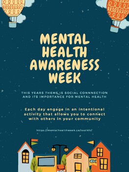 Preview of Mental Health Awareness Week Printables Activities