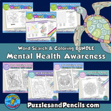 Mental Health Awareness Word Search Puzzle & Mindfulness C