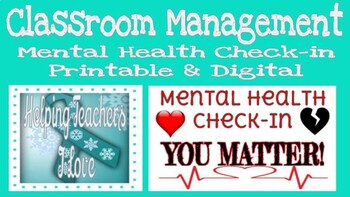 Preview of Mental Health Check-In