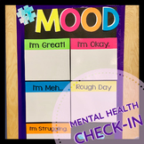 Mental Health Check-In Mood Board Door Display