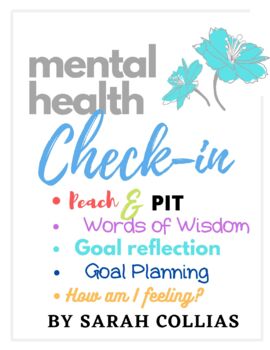 Preview of Mental Health Check-In *PRINTABLE*