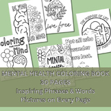 Mental Health Coloring Book- Brain Break - Early Finisher 