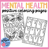 Mental Health Coloring Pages | Brain Break | Mindfulness Coloring