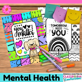 Mental Health Coloring Pages : Coloring Sheets for Mental 