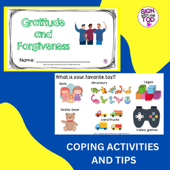 Preview of Mental Health Coping Skills Activities and Tips