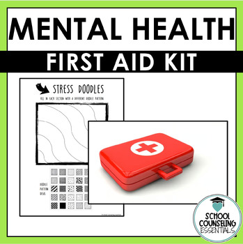 Preview of Mental Health First Aid Kit BUNDLE for Counselors- for Middle & High School