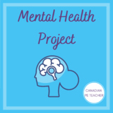 Mental Health Project for PE, Health, and Wellness