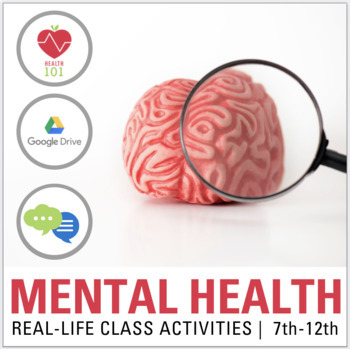 Preview of Mental Health Activities: SEL, Mindfulness, Social Media, Depression, Resilience