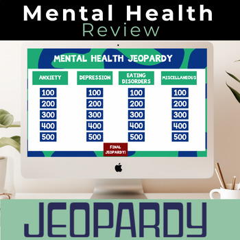 Preview of Mental Health Jeopardy: Google Slides Review