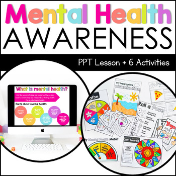 Mental Health Lesson & Activities for Mental Health Awareness in Classrooms