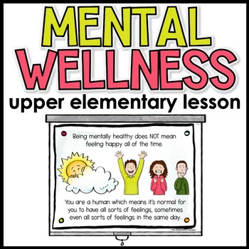 Preview of Mental Health Lesson for Elementary Students
