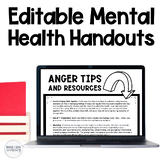 Editable Mental Health Letters and Handouts for Parent Com