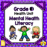 Mental Health Literacy – Grade 1 Health Unit