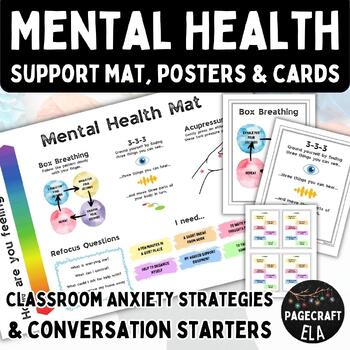 Mental Health Mat | Student Support | Classroom Wellbeing | Anti Anxiety