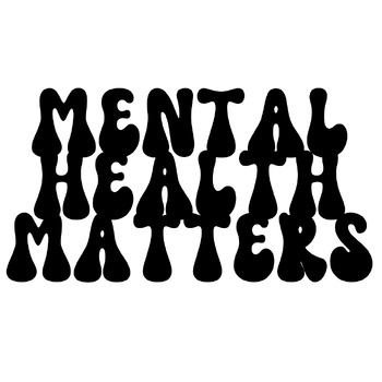 Preview of Mental Health Matters PNG Digital File for Shirts, Stickers, Printing, Crafts