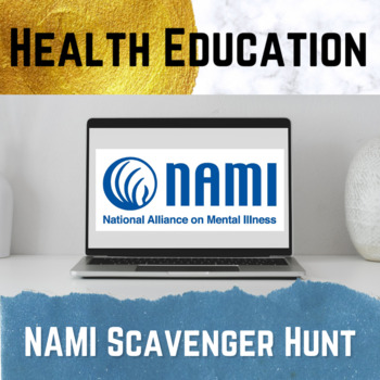 Preview of Mental Health: NAMI Scavenger Hunt Health Game