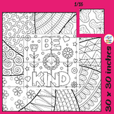 World Kindness Collaborative Project Poster - Be Kind Ment