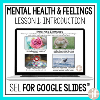 Preview of Mental Health & Social Emotional Learning Lesson Activities | Google Slides™