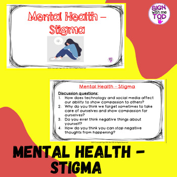 Preview of Mental Health Stigma Activities
