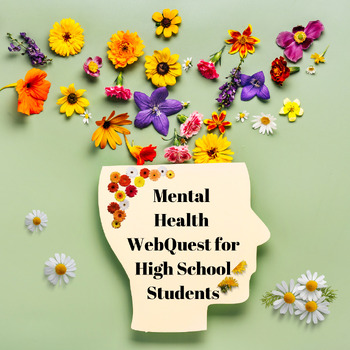 Preview of Mental Health Webquest for High School Students