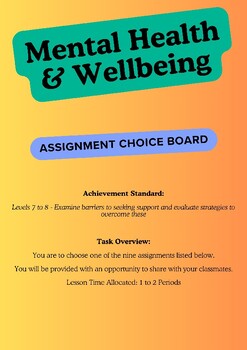 health and wellbeing assignment