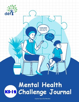Preview of Mental Health Wellness Challenge Journal v1