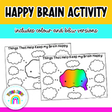 Mental Health Worksheet - Happy Brain Mental Health Awaren
