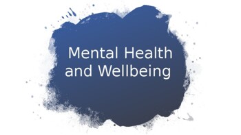 Preview of Mental Health and Wellbeing PowerPoint